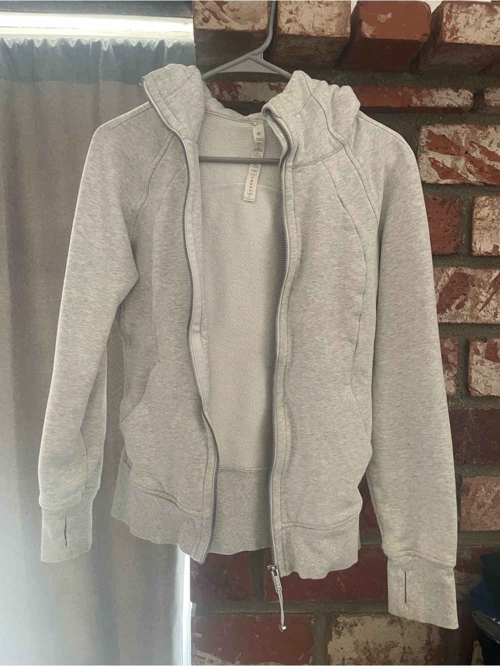 lululemon athletica Heather Gray Full-Zip Hoodie
